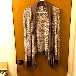 Animal print cover jacket